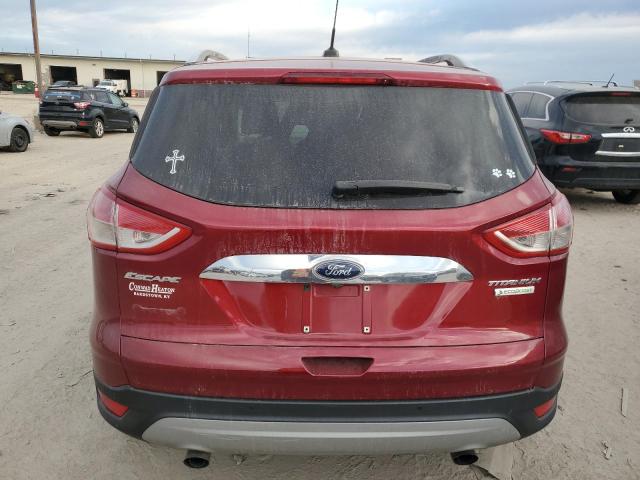 1FMCU0J95FUC10542 - 2015 FORD ESCAPE TITANIUM RED photo 6