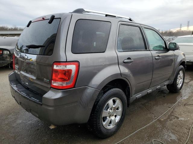 1FMCU0EG6CKA85647 - 2012 FORD ESCAPE LIMITED GRAY photo 3