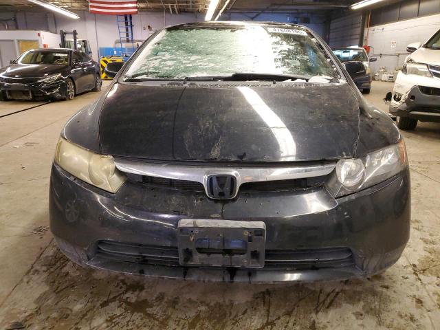 1HGFA16857L025433 - 2007 HONDA CIVIC EX BLACK photo 5