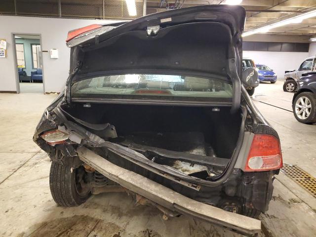 1HGFA16857L025433 - 2007 HONDA CIVIC EX BLACK photo 6