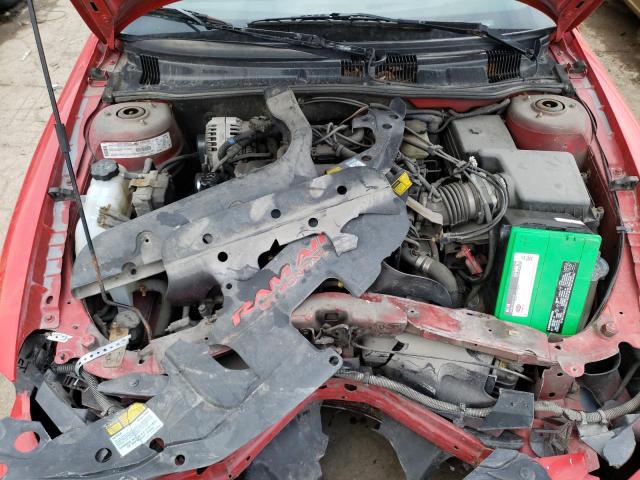 1G2NW12E21M513929 - 2001 PONTIAC GRAND AM GT RED photo 11