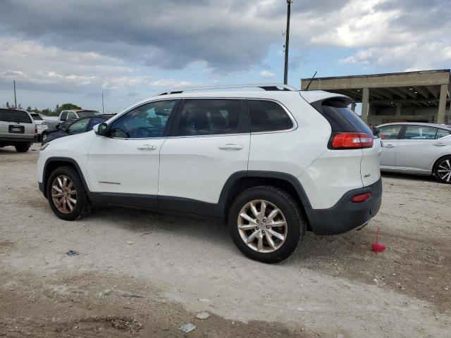 1C4PJMDBXFW604160 - 2015 JEEP CHEROKEE LIMITED WHITE photo 2