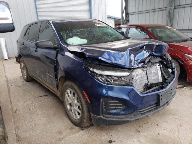 3GNAXHEV3NS116710 - 2022 CHEVROLET EQUINOX LS BLUE photo 4