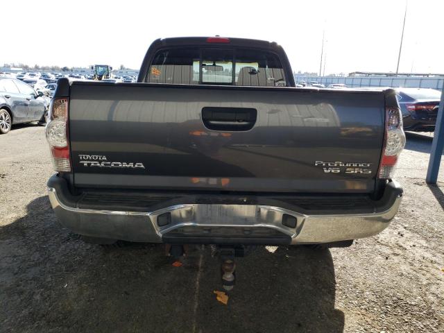 5TETU62N29Z657988 - 2009 TOYOTA TACOMA PRERUNNER ACCESS CAB GRAY photo 6