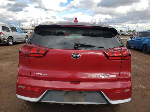 KNDCB3LC3H5075837 - 2017 KIA NIRO FE RED photo 6