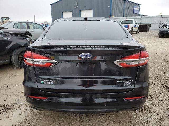 3FA6P0SUXKR232913 - 2019 FORD FUSION TITANIUM BLACK photo 6