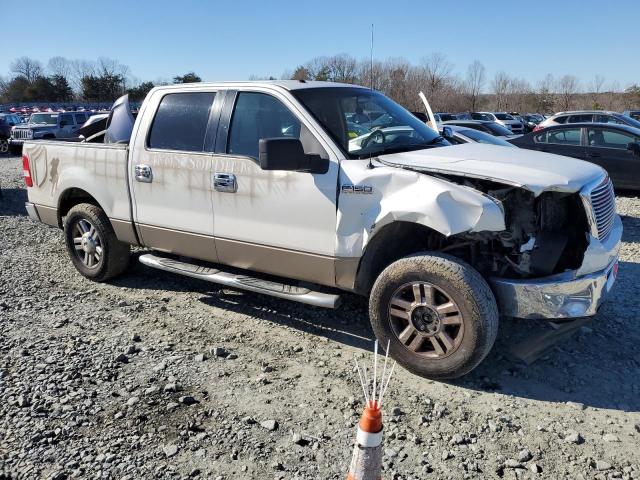 1FTPW12V76KD22272 - 2006 FORD F150 SUPERCREW WHITE photo 4