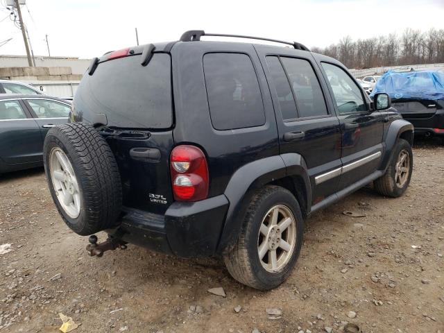 1J4GL58K57W646760 - 2007 JEEP LIBERTY LIMITED BLACK photo 3