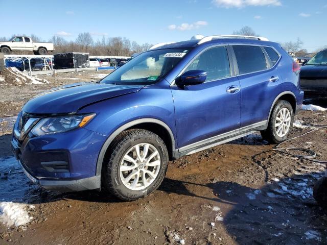 KNMAT2MV6JP594129 - 2018 NISSAN ROGUE S BLUE photo 1