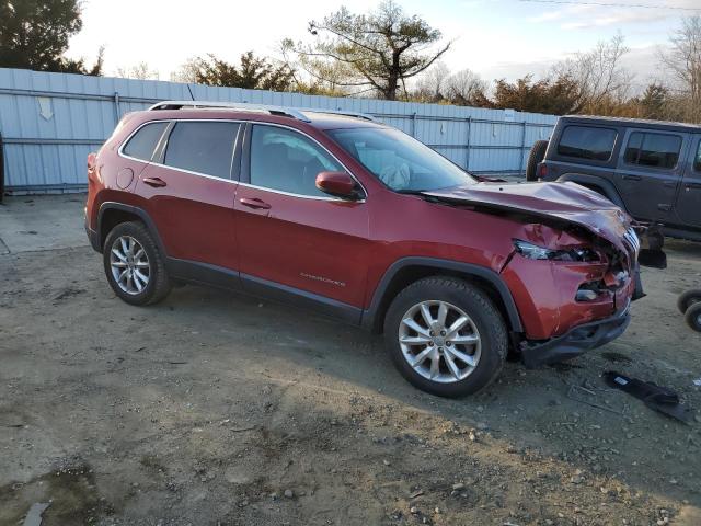 1C4PJMDS4FW759108 - 2015 JEEP CHEROKEE LIMITED RED photo 4