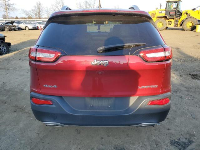1C4PJMDS4FW759108 - 2015 JEEP CHEROKEE LIMITED RED photo 6