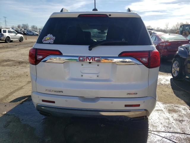 1GKKNXLS7HZ147296 - 2017 GMC ACADIA DENALI WHITE photo 6