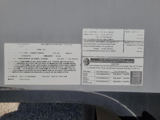 5SFCG4434HE326447 - 2017 HEARTLAND GATEWAY 双色 照片 8