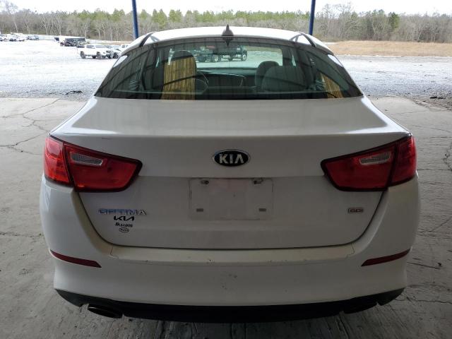 5XXGM4A75FG417496 - 2015 KIA OPTIMA LX WHITE photo 6