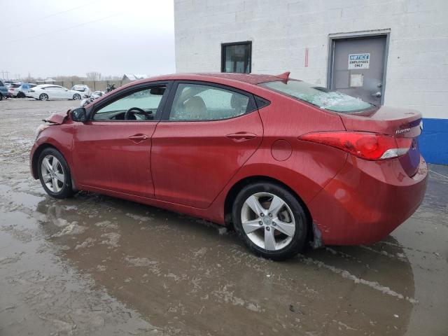 5NPDH4AE6DH240402 - 2013 HYUNDAI ELANTRA GLS RED photo 2