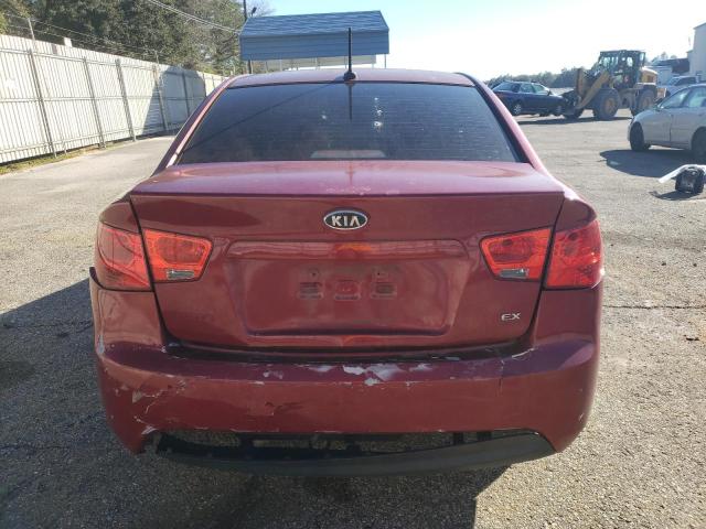 KNAFU4A22C5563402 - 2012 KIA FORTE EX RED photo 6