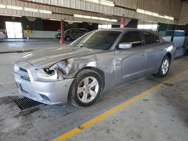 2C3CDXBG9EH325497 - 2014 DODGE CHARGER SE SILVER photo 1