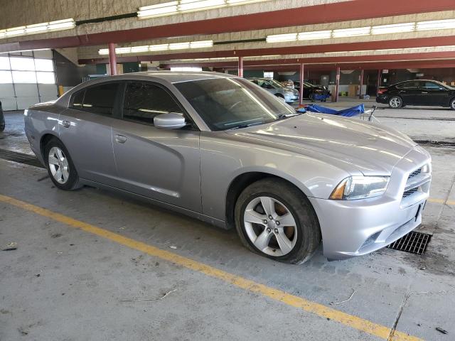 2C3CDXBG9EH325497 - 2014 DODGE CHARGER SE SILVER photo 4