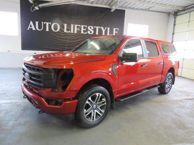 1FTEW1EP7PKD27011 - 2023 FORD F150 SUPERCREW RED photo 2
