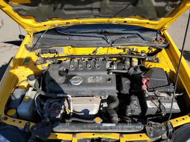 3N1AB51A75L478058 - 2005 NISSAN SENTRA SE-R SPEC V YELLOW photo 11