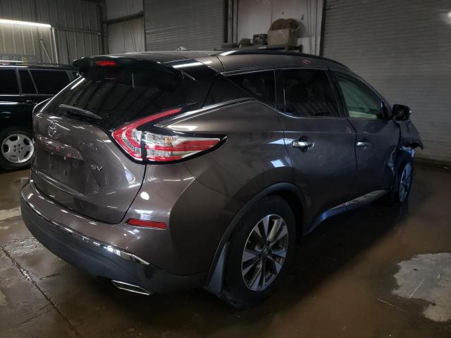 5N1AZ2MGXFN286525 - 2015 NISSAN MURANO S BROWN photo 3