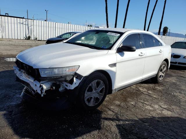 1FAHP2M82DG104096 - 2013 FORD TAURUS POLICE INTERCEPTOR WHITE photo 1