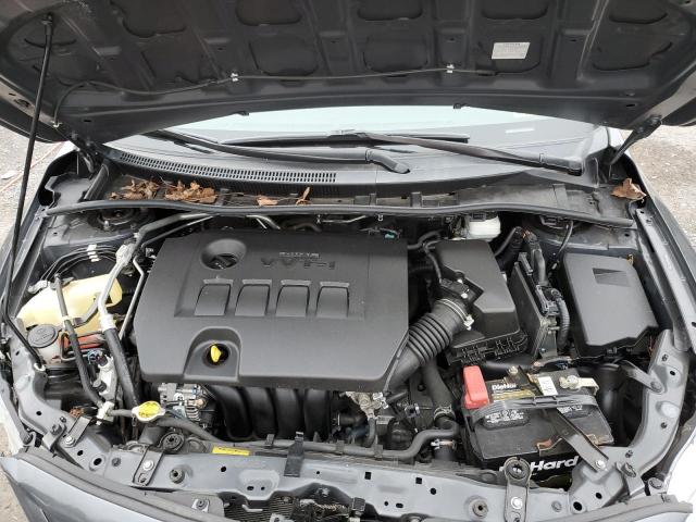 2T1BU4EE7BC728447 - 2011 TOYOTA COROLLA BASE GRAY photo 11