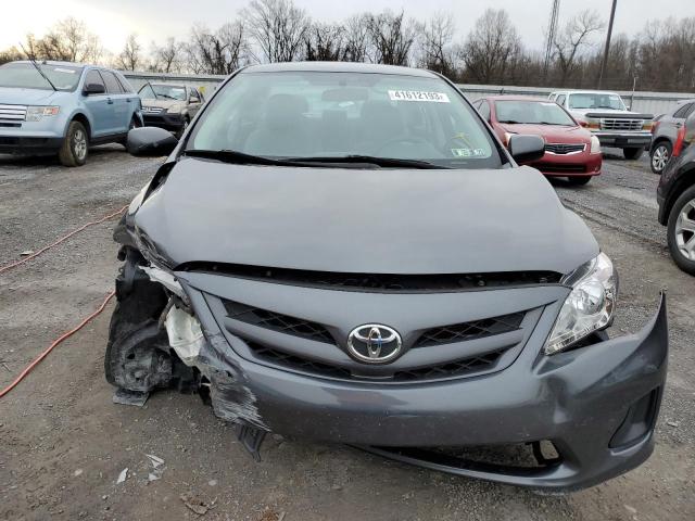 2T1BU4EE7BC728447 - 2011 TOYOTA COROLLA BASE GRAY photo 5