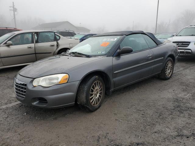 1C3EL45R54N162344 - 2004 CHRYSLER SEBRING LX GRAY photo 1