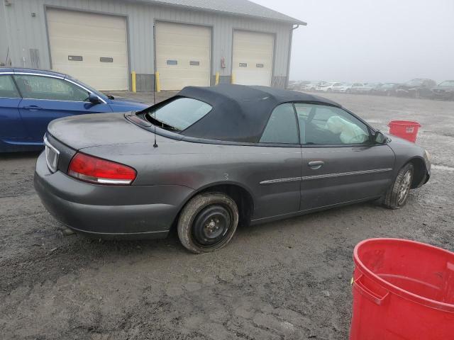 1C3EL45R54N162344 - 2004 CHRYSLER SEBRING LX GRAY photo 3