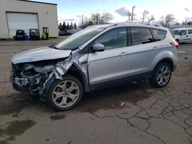 1FMCU9J90KUA56790 - 2019 FORD ESCAPE TITANIUM SILVER photo 1