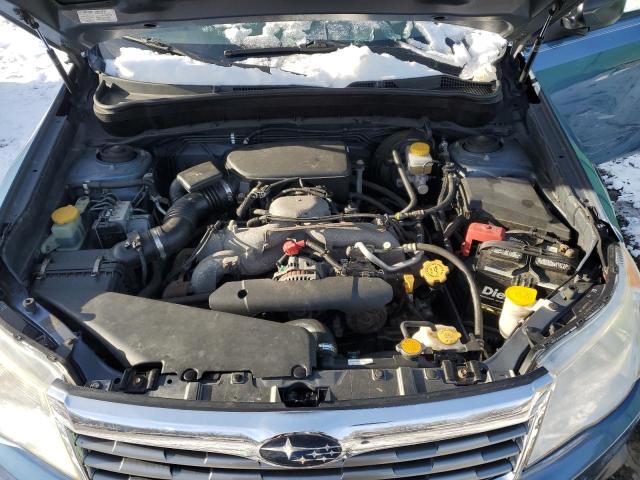 JF2SH6BC3AH901167 - 2010 SUBARU FORESTER XS Көк фото 12