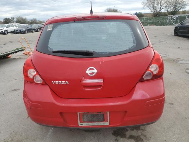 3N1BC13E89L351917 - 2009 NISSAN VERSA S RED photo 6