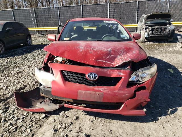 1NXBU4EE3AZ178760 - 2010 TOYOTA COROLLA BASE RED photo 5