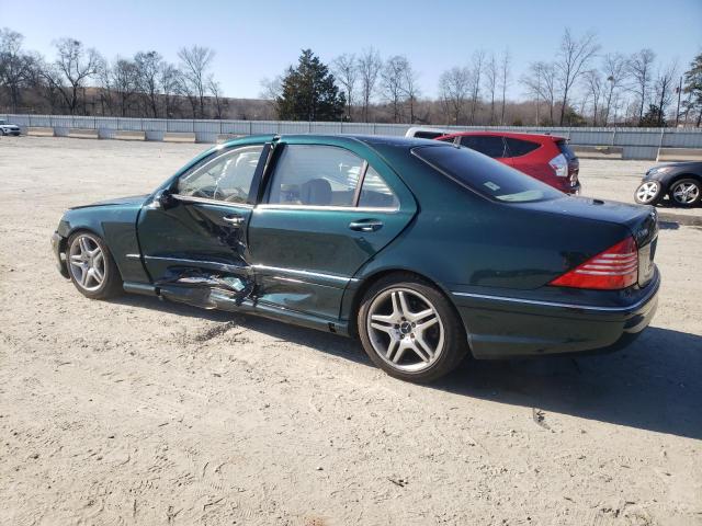 WDBNG75J96A483209 - 2006 MERCEDES-BENZ S 500 GREEN photo 2