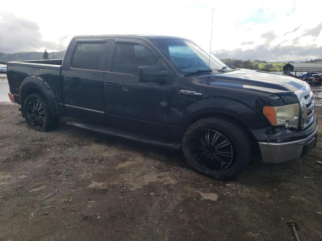 1FTEW1C82AFC36613 - 2010 FORD F150 SUPERCREW BLACK photo 4