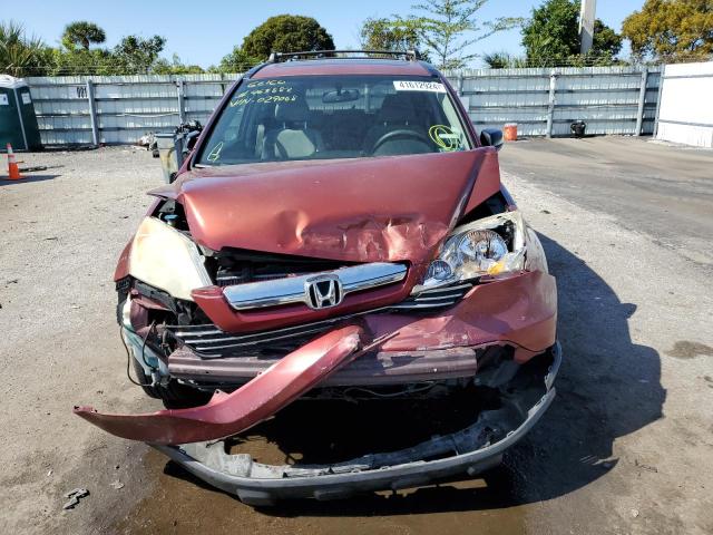 JHLRE38587C029008 - 2007 HONDA CR-V EX BURGUNDY photo 5