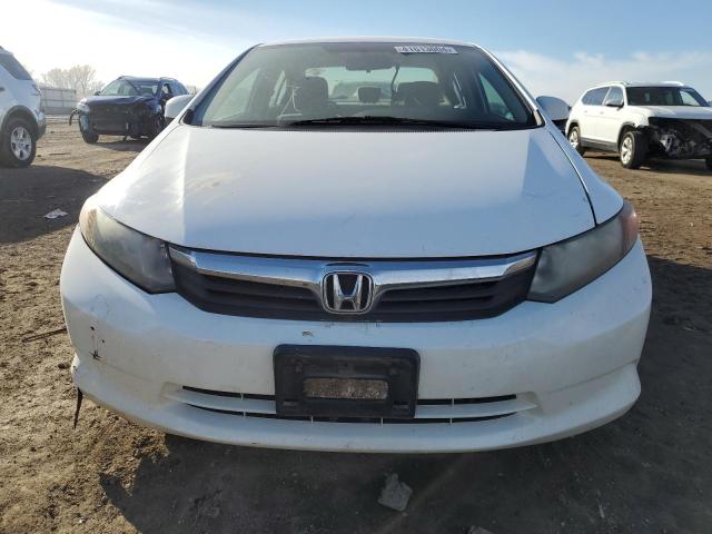 19XFB2F50CE060908 - 2012 HONDA CIVIC LX WHITE photo 5