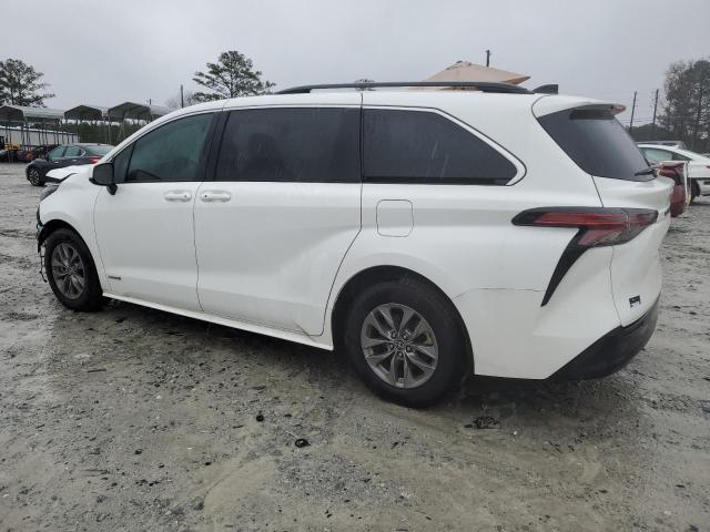 5TDKRKEC8MS034056 - 2021 TOYOTA SIENNA LE WHITE photo 2