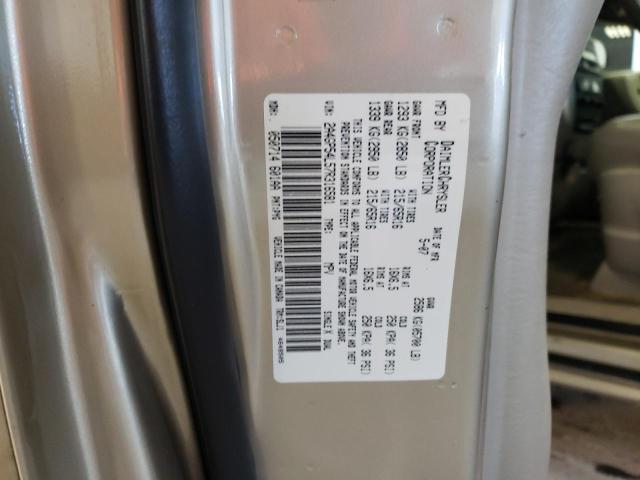 2A4GP54L57R316581 - 2007 CHRYSLER TOWN & COU TOURING ოქროსფერი ფოტო 13