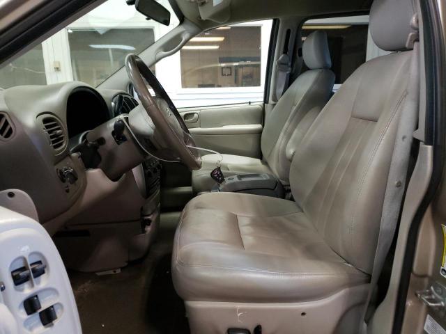 2A4GP54L57R316581 - 2007 CHRYSLER TOWN & COU TOURING ოქროსფერი ფოტო 7