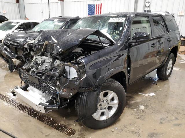 JTEMU5JR6P6102583 - 2023 TOYOTA 4RUNNER SE BLACK photo 1