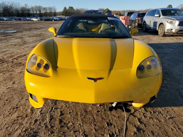 1G1YY34U155120953 - 2005 CHEVROLET CORVETTE YELLOW photo 5