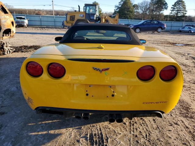 1G1YY34U155120953 - 2005 CHEVROLET CORVETTE YELLOW photo 6