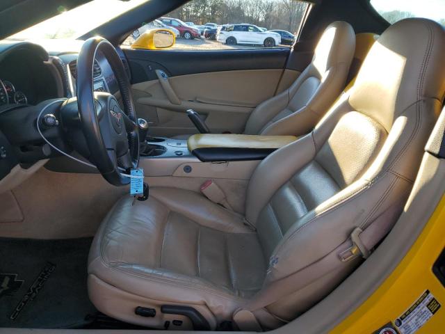 1G1YY34U155120953 - 2005 CHEVROLET CORVETTE YELLOW photo 7