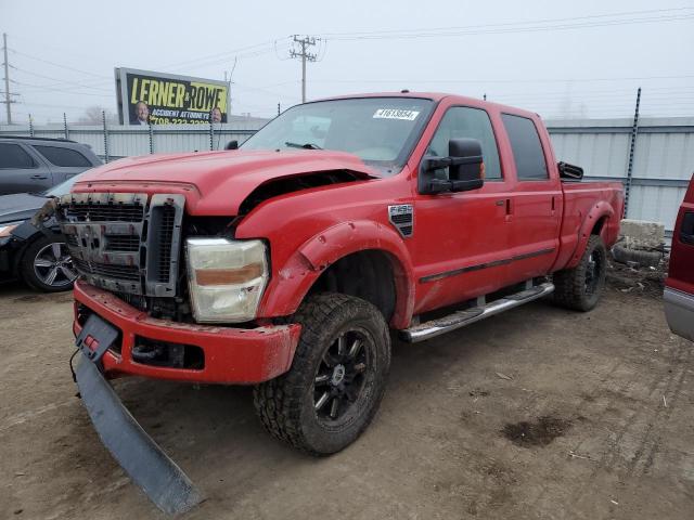 1FTSW21R38EB54247 - 2008 FORD F250 SUPER DUTY RED photo 1