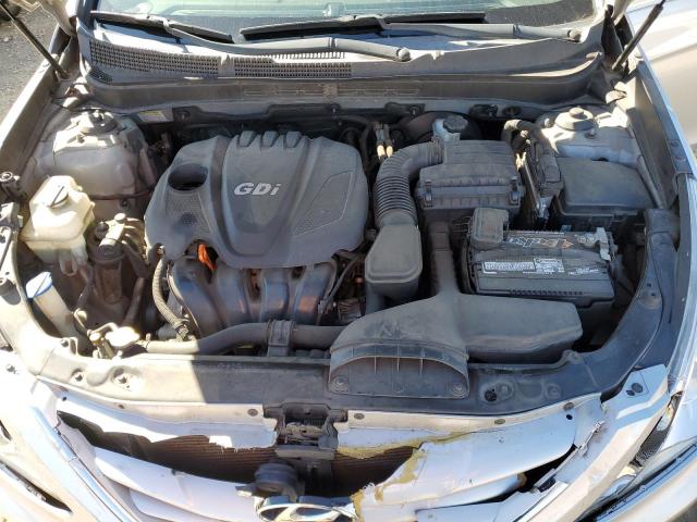 5NPEB4ACXCH428990 - 2012 HYUNDAI SONATA GLS SILVER photo 11