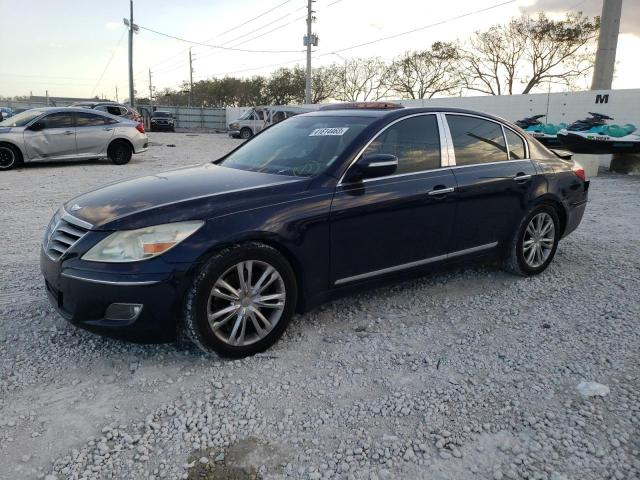 KMHGC4DF4BU126249 - 2011 HYUNDAI GENESIS 4.6L BLUE photo 1