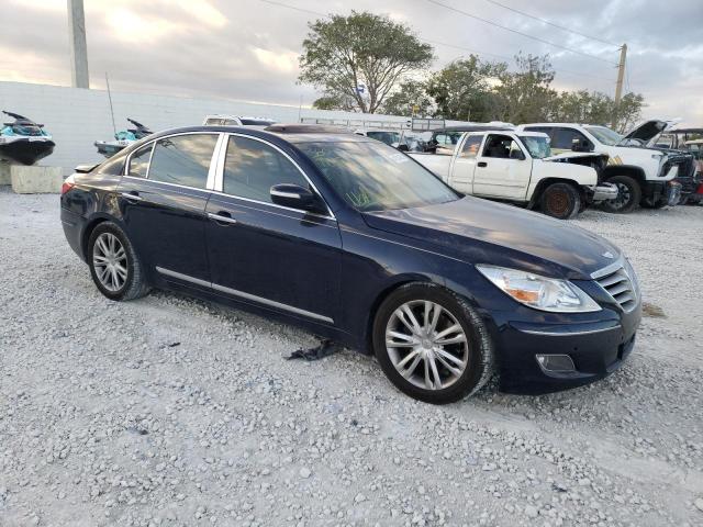 KMHGC4DF4BU126249 - 2011 HYUNDAI GENESIS 4.6L BLUE photo 4