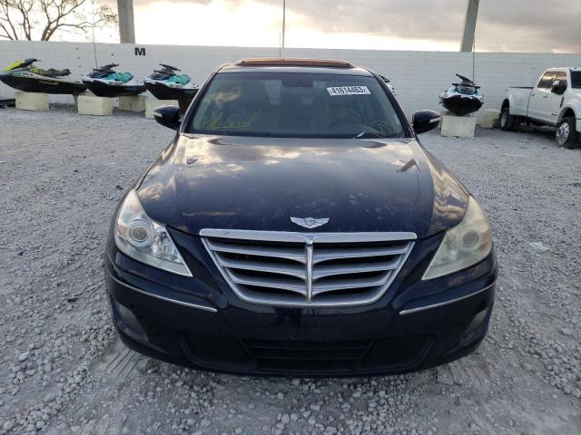 KMHGC4DF4BU126249 - 2011 HYUNDAI GENESIS 4.6L BLUE photo 5